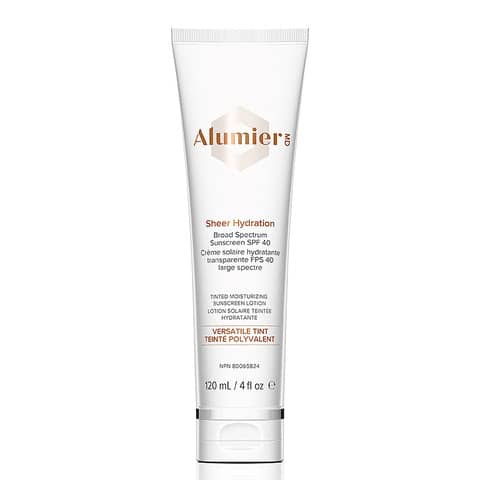 alumier sheer hydration spf 40 untinted